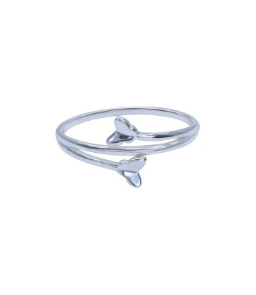 Double Butterfly Silver Ring NSR-4212